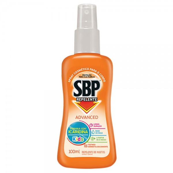 Repelente Corporal Infantil SBP Advanced Spray Kids 100ml